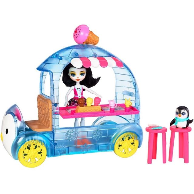 ENCHANTIMALS Zmrzlinový vozík s tučňákem, Mattel FKY58