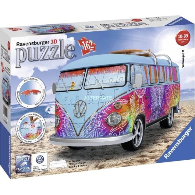 Ravensburger 12527 Puzzle 3D VW autobus Indian Summer 162 dílků