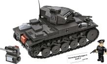 COBI 2597 Nemecký tank Panzerkampfwagen II Ausf. F, 1:28 (3)