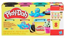 Hasbro Play-Doh modelína sada 8 tub žiarivé farby, G0692 (2)