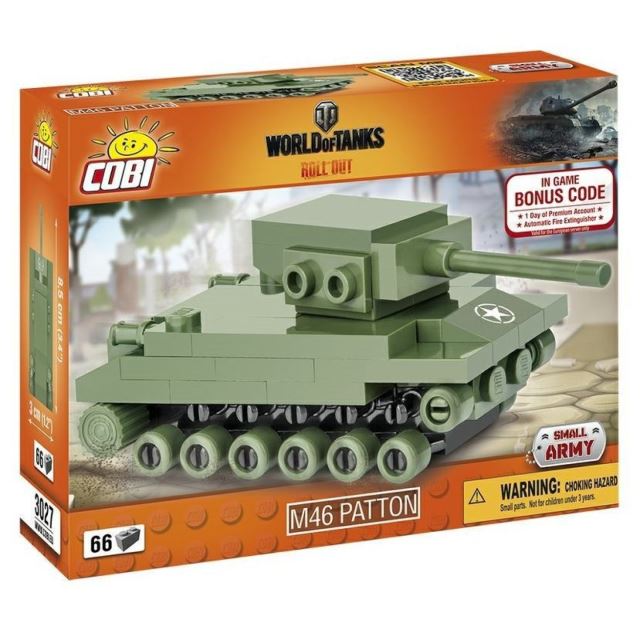 COBI 3027 World of Tanks M46 Patton, nano model