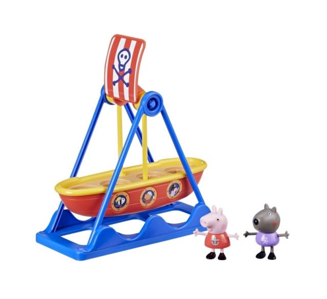 Hasbro Prasiatko Peppa Hojdacia pirátska loď, F6296