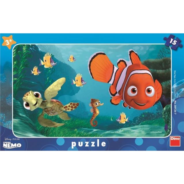 Dino Puzzle Nemo a želva 15d.