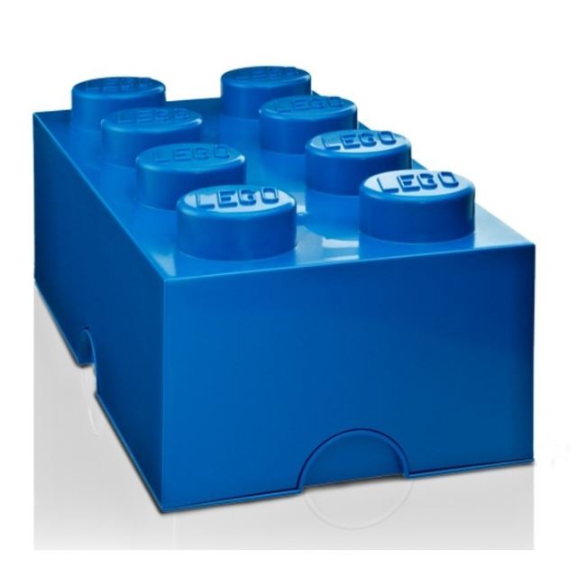 LEGO® Úložný box 250x502x181 tmavě modrý