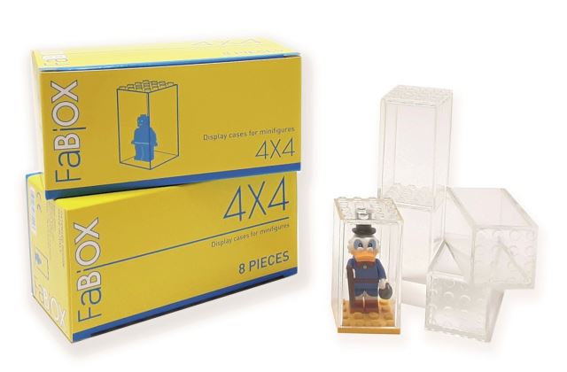 Fabiox Sběratelský box na LEGO minifigurky - 4x4 - 8ks