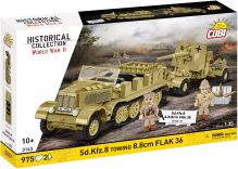 Cobi 3143 II WW Sd. Kfz. 8 ťahajúce 8,8 cm Flak 36