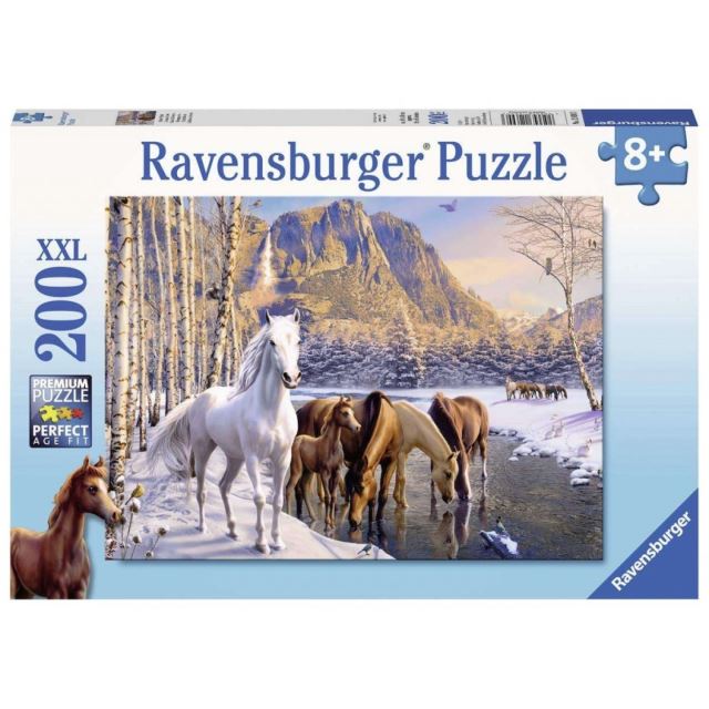 Ravensburger 12690 Puzzle Koně v zimě 200 dílků