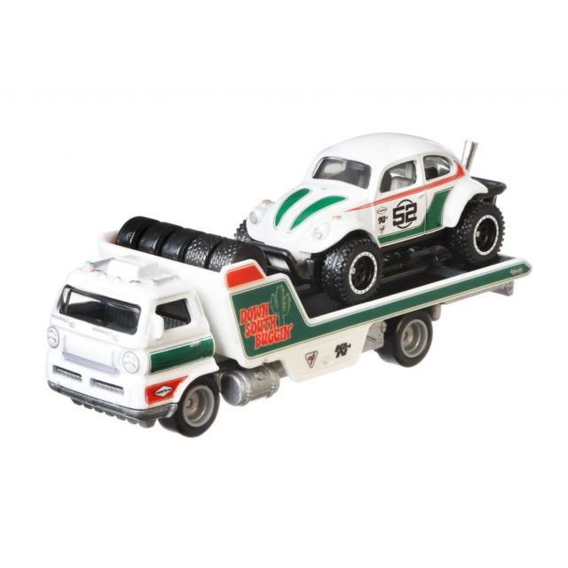 Hot Wheels Týmový náklaďák a Volksvagen BAJA BUG Wide Open, Mattel GJT44