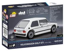 COBI 24614 Volkswagen GOLF GTI 1976 biely 1:35 (2)