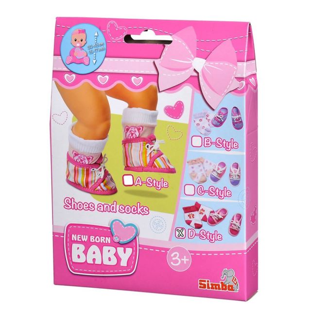 Ponožky a topánočky pre bábiky, vel.38-43 varianta D, Simba