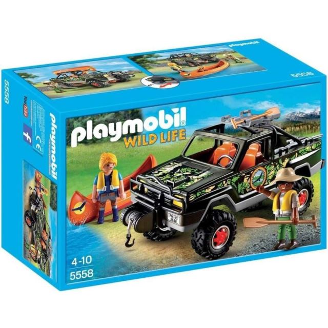 Playmobil 5558 Pick-up s kánoí