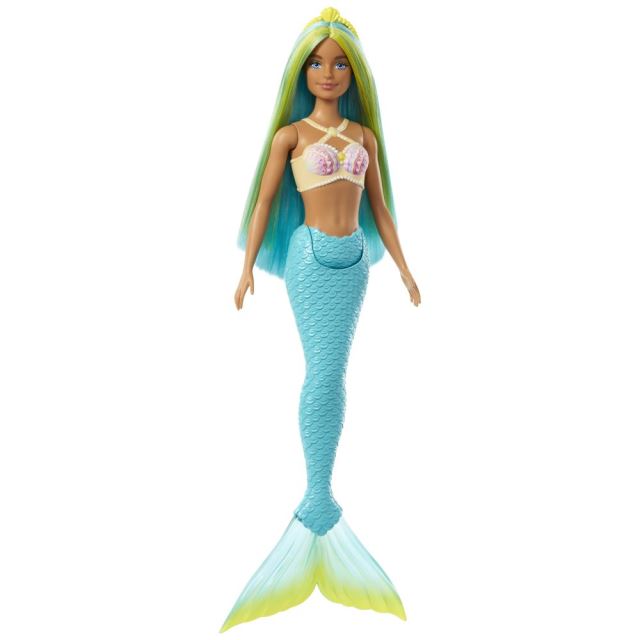 Mattel Barbie Pohádková mořská panna modrá, HRR03