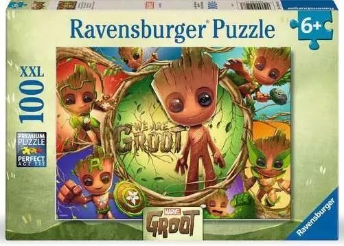 Ravensburger 04128 Puzzle Marvel: Groot 100 dílků XXL