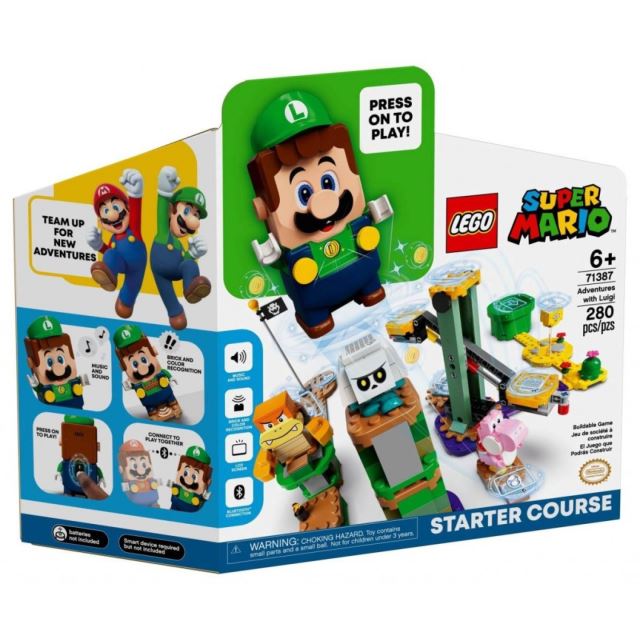 LEGO SUPER MARIO 71387 Dobrodružství s Luigim – startovací set