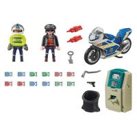 Playmobil 70572 Policejní motorka: Pronásledování lupiče (1)