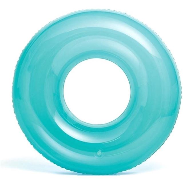 Intex 59260 Kruh plovací transparent modrý 76 cm