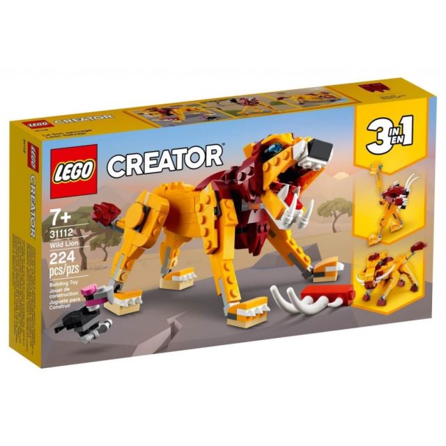 LEGO CREATOR 31112 Divoký lev