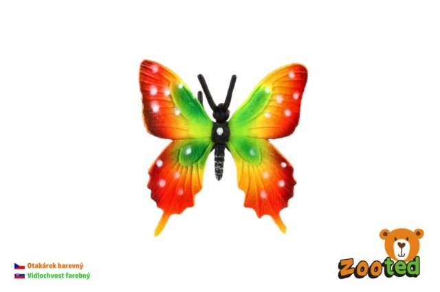 ZOOTED Motýľ tropický Papilio/vidlochvost farebný