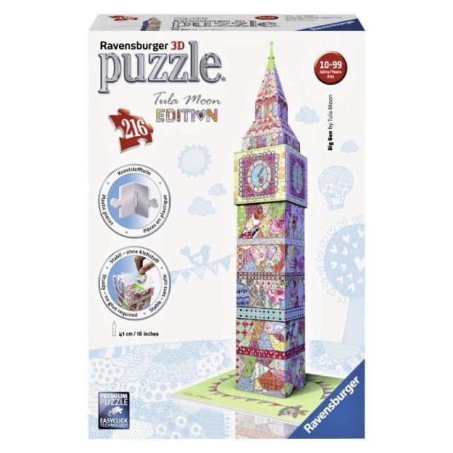 3D Puzzle Big Ben, Tula Moon Edice, 216d. Ravensburger