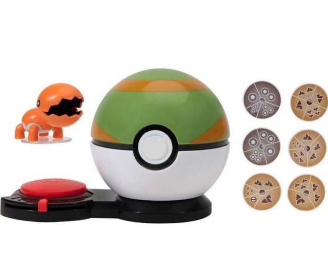 Pokémon Surprise Attack Game TRAPINCH + NEST BALL