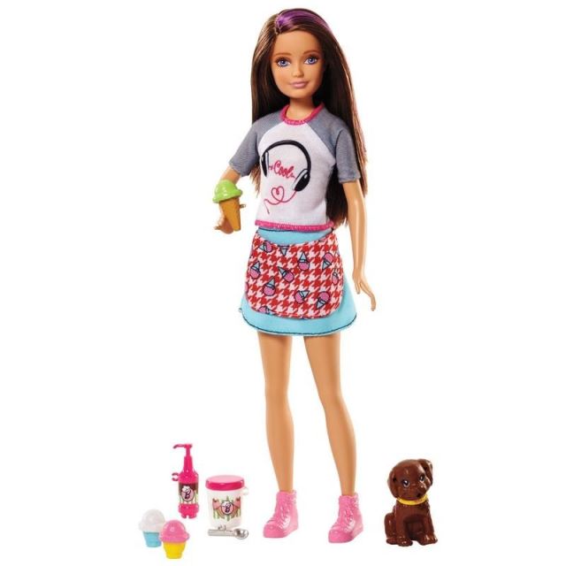 Mattel Barbie Vaření a pečení sestřička tmavovláska, FHP62