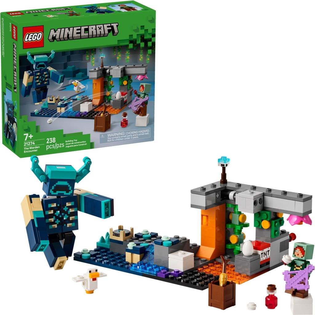 Lego® minecraft® 21274 setkání se strážcem