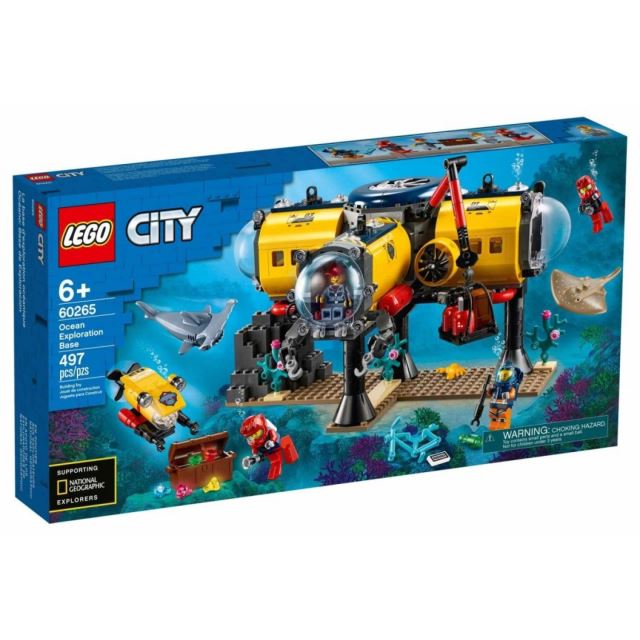 LEGO® CITY 60265 Oceánská průzkumná základna
