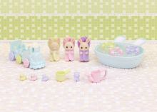 Sylvanian Families 5707 Kúpeľ trojčiat králikov (2)
