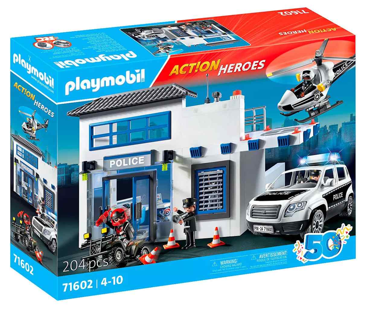 Playmobil 71602 policejní stanice s alarmem