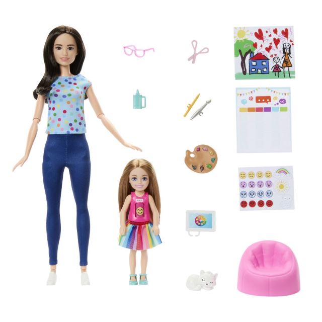 Mattel Barbie bábika v povolaní Psychoterapeutka, HRG48