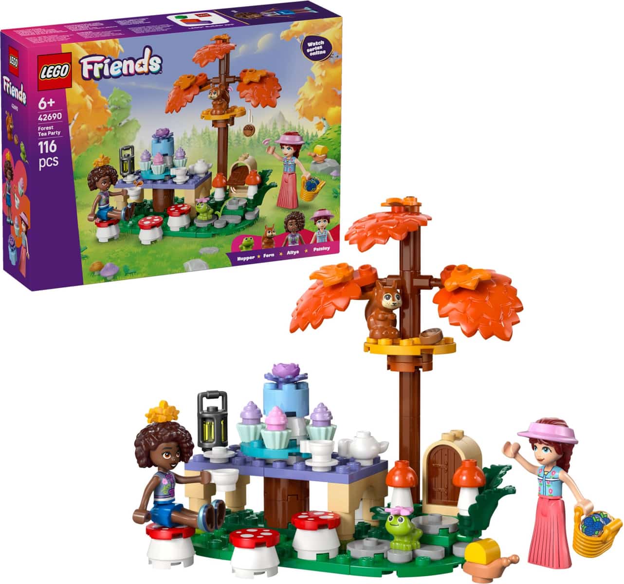 Lego® friends 42690 lesní čajový dýchánek