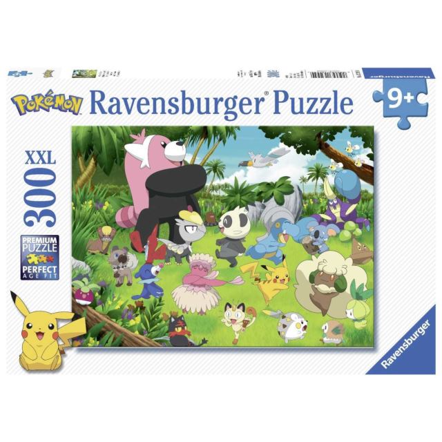 Ravensburger 13245 Puzzle Rozdovádění Pokémoni 300 dílků XXL