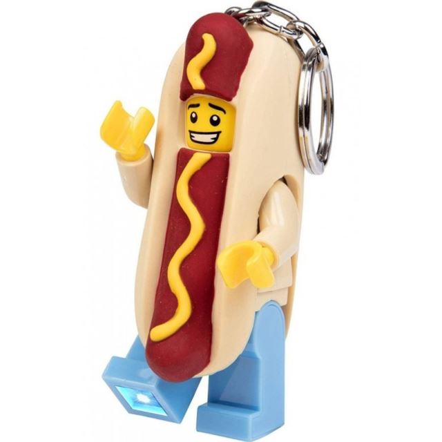 Lego LED klíčenka Hot Dog