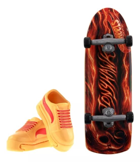 Mattel HW SKATE Fingerboard a boty CLAIM TO FLAME, HVJ78