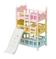Sylvanian Families 5741 Nábytek - třípatrová postel se skluzavkou