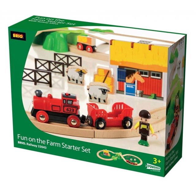BRIO 33043 Vláčkodráha Zábava na farmě