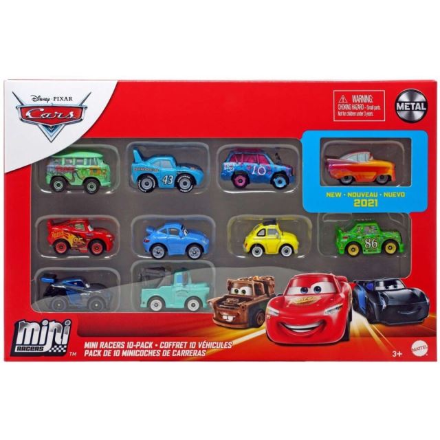 Cars 3 Mini auta 10ks, Mattel GRW27