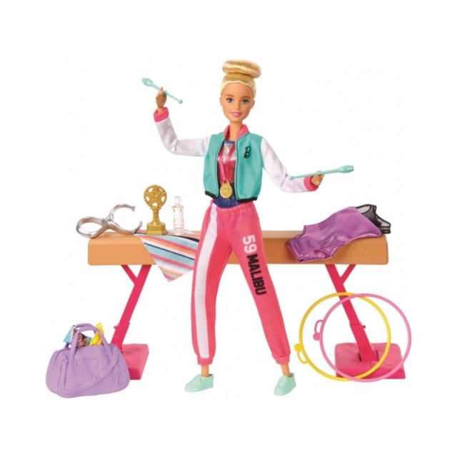 Mattel Barbie Gymnastka, herní set, GJM72