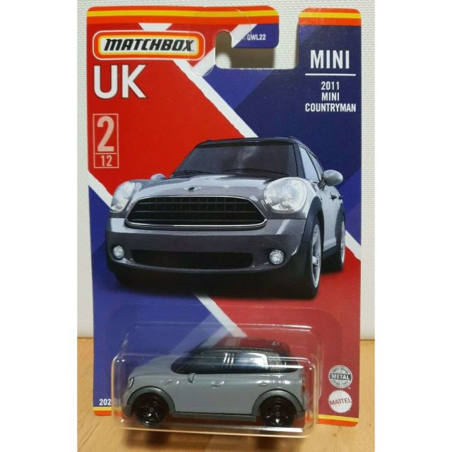 Matchbox Nejlepší britské angličáky 2011 Mini Countryman, Mattel GWL28