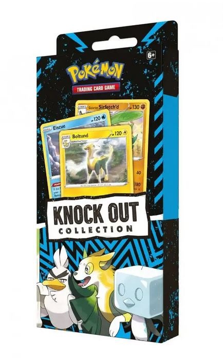 Pokémon tcg: knock out collection boltund, eiscue, galarian sirfetch'd