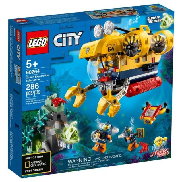 LEGO® CITY 60264 Oceánská průzkumná ponorka