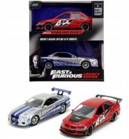 Jada Rýchlo a zbesilo 2006 Mitsubishi Lancer Evo IX + Brianův 2002 Nissan Skyline GTR R34