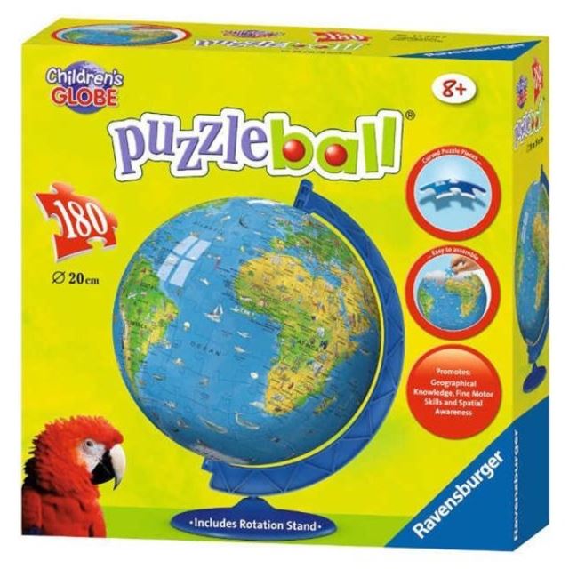 Puzzleball Globus Mapa Světa 180d. Ravensburger