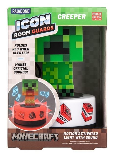 LED Minecraft, nočné svetlo Creeper