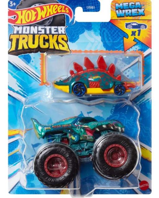 Hot Wheels® Monster Trucks s angličákom MEGA-WREX, Mattel HWN43