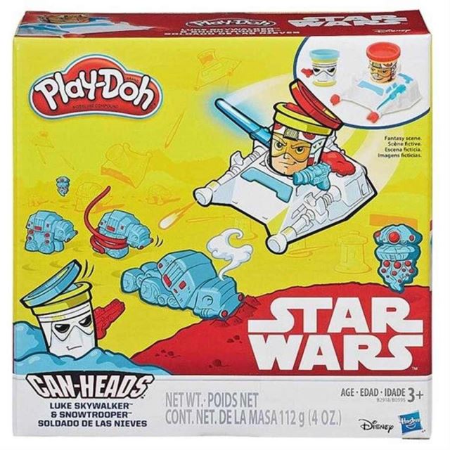 Play Doh Star Wars dvojbalení kelímků Luke Skywalker a Snowtrooper