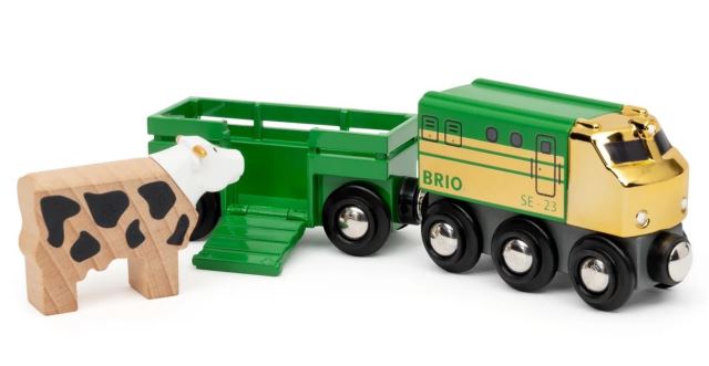 BRIO 36040 Vláček s kravičkou speciální edice