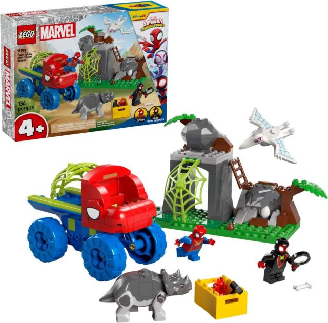 LEGO® Marvel 11199 Spideyho tím a záchrana dinosaurov s truckom