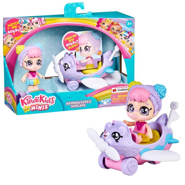 Kindi Kids Mini Letadlo a Rainbow Kate