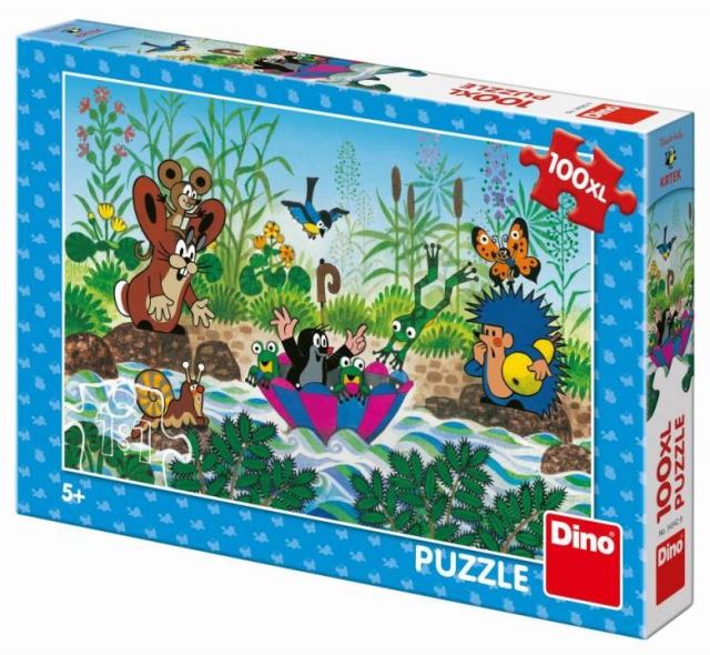 Dino Puzzle Krtkova plavba 100 XL